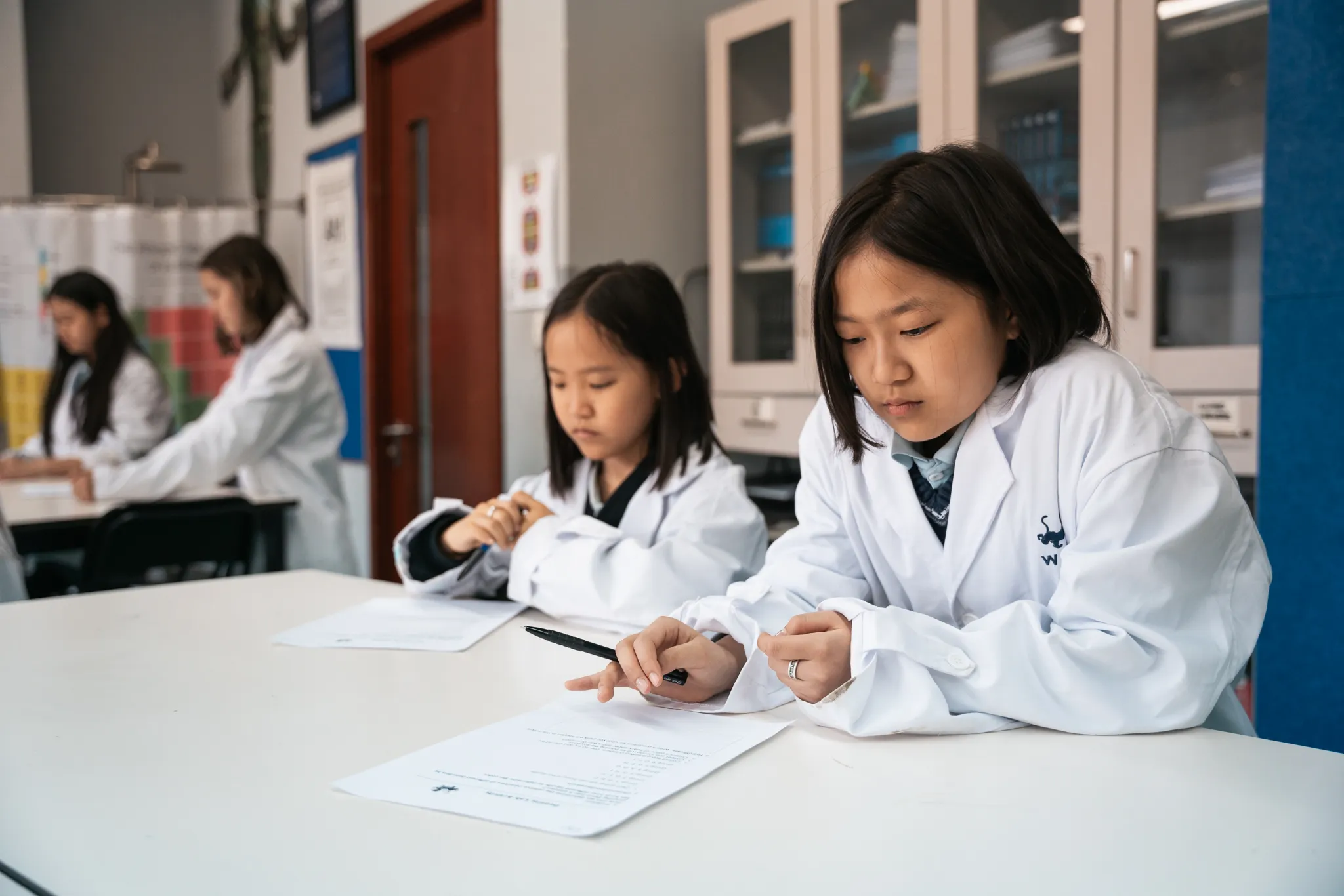 WISS students on campus
