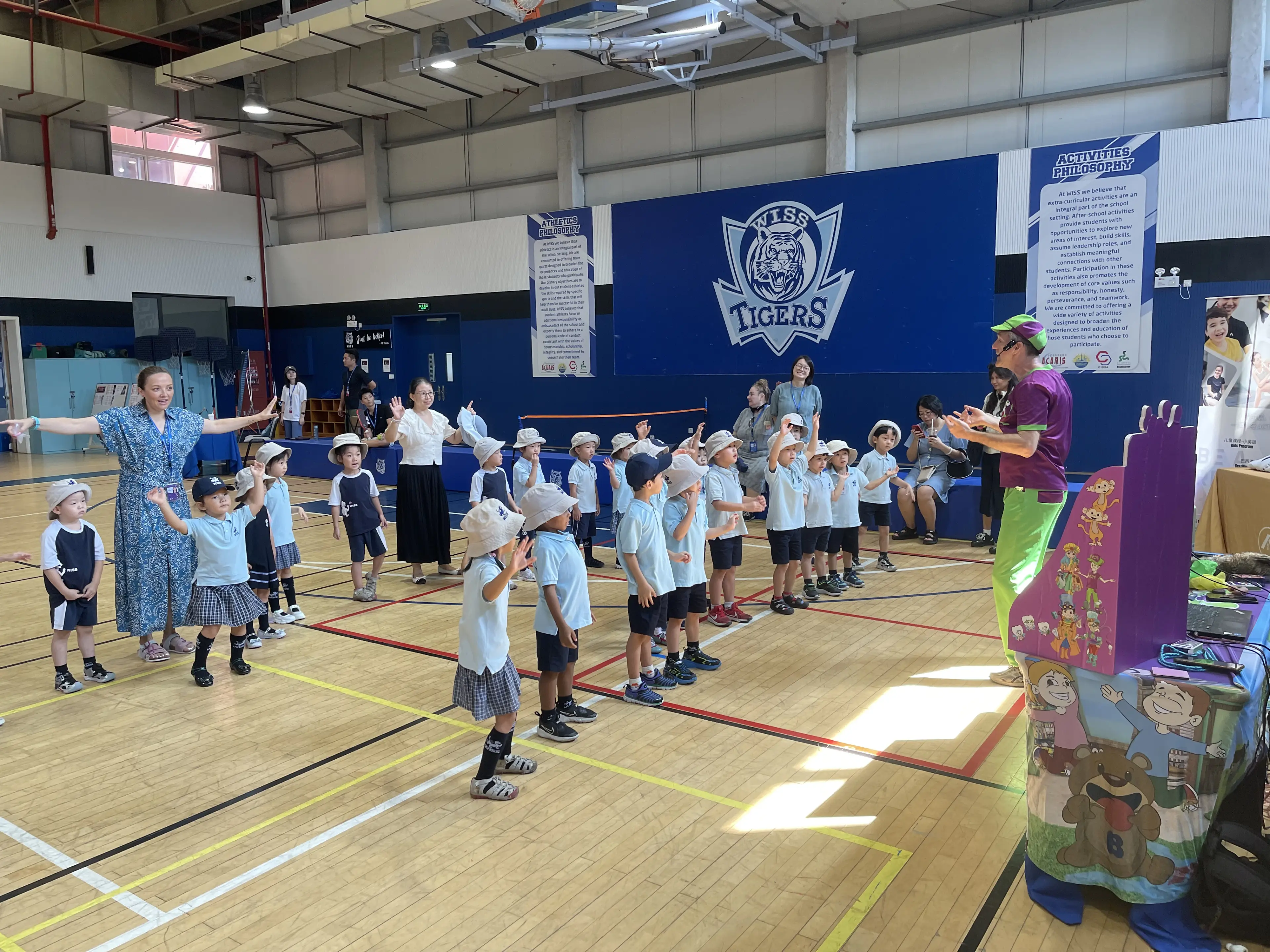 WISS students enjoying after-school activities