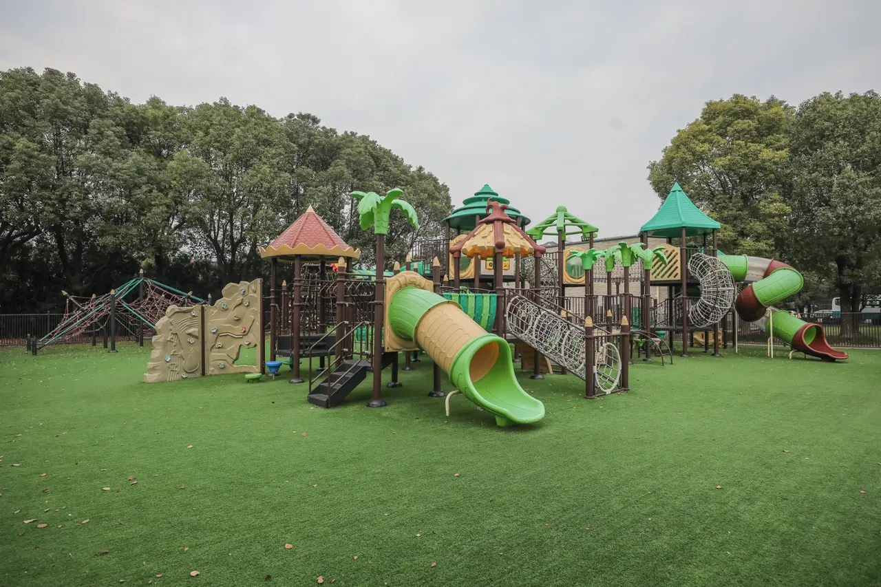Play spaces across sections