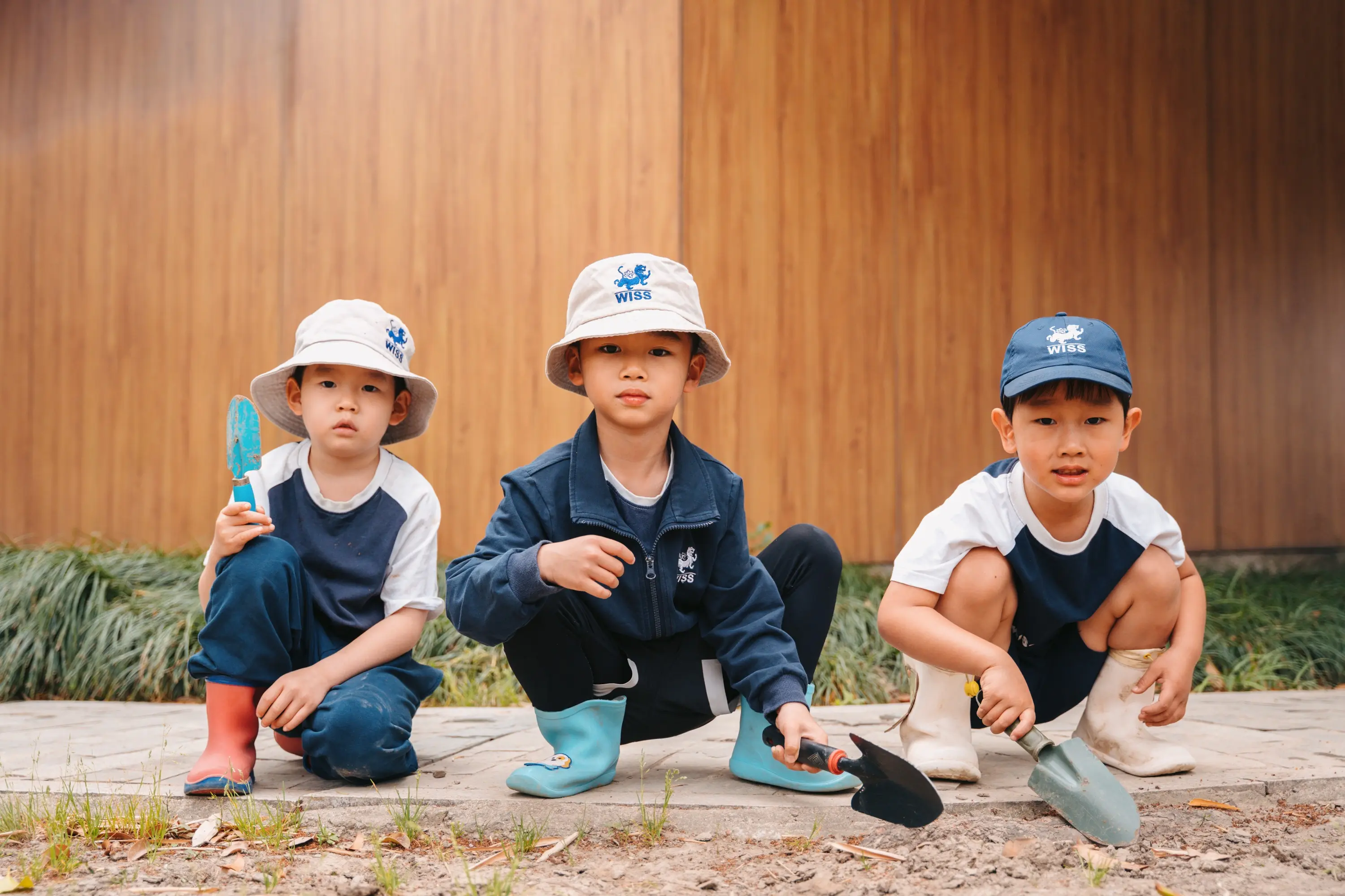 WISS students on campus